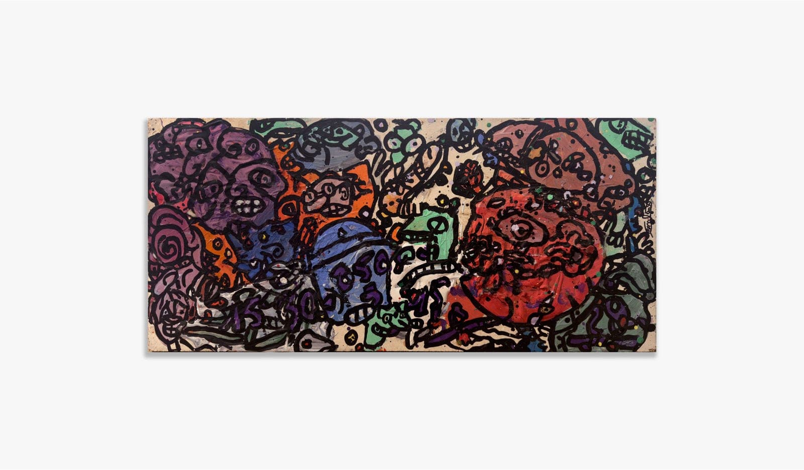 Palette colorée de plein de têtes (1988)