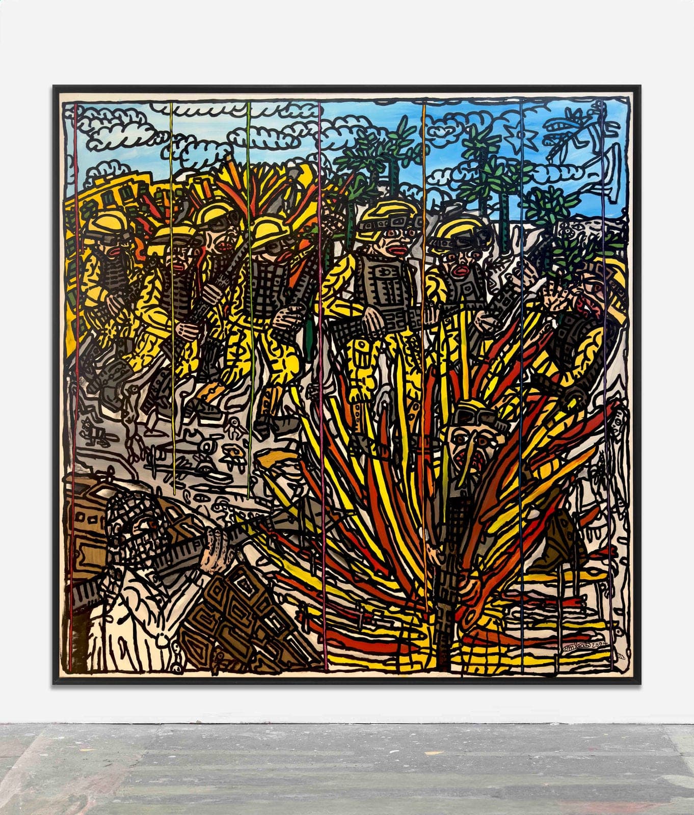 Terrible feu d'artifice (cycle Batailles) (2004)
