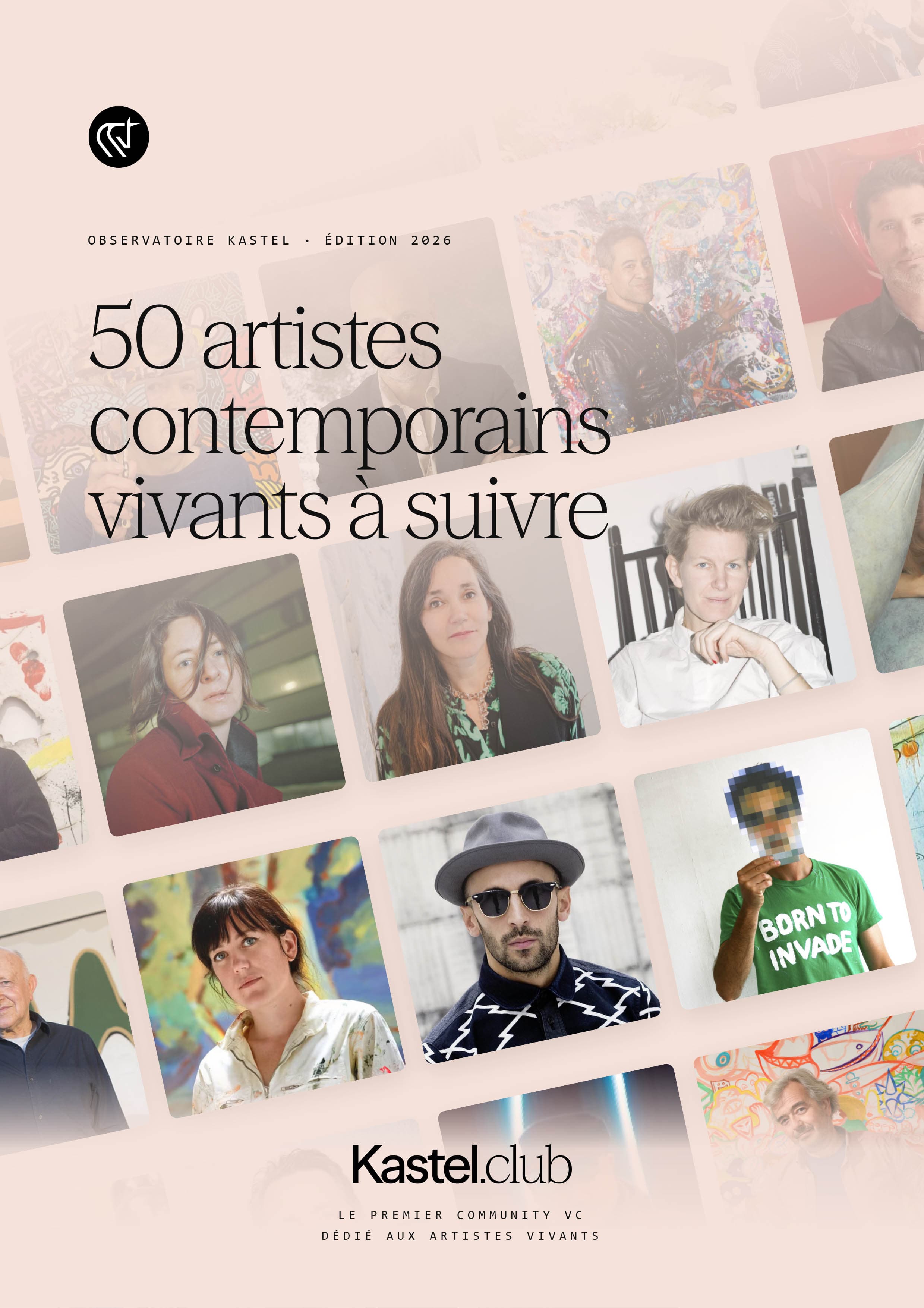 Couverture de l'Observatoire Kastel · Édition 2026 — 50 artistes contemporains vivants