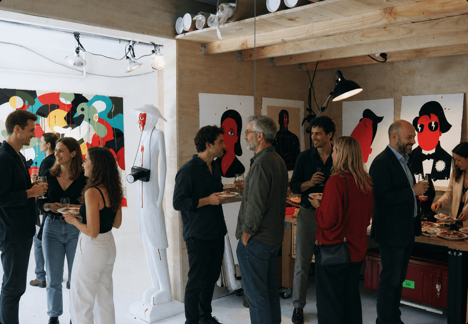 Lieu privé du marché de l'art